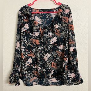 2/$30 Sanctuary Poet Ruffle Floral Blouse